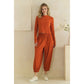 Relaxed Utility Top - Rust