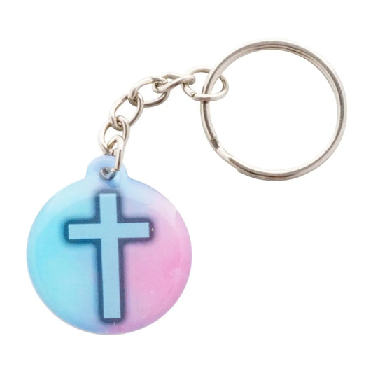 Versible Tap to Pray Acrylic Keychain - Pastel