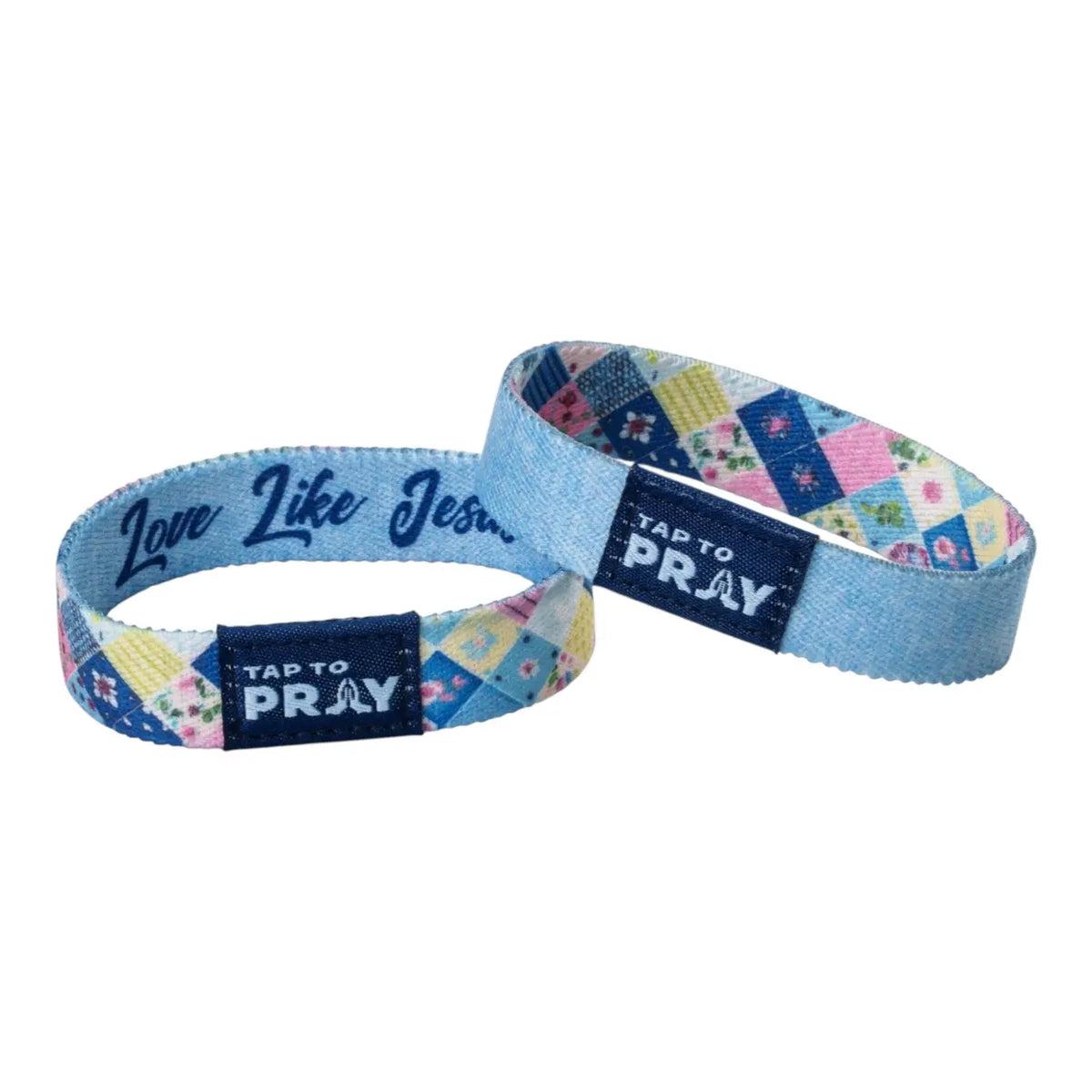 Versible Tap to Pray Bracelet - Patchwork Love Like Jesus