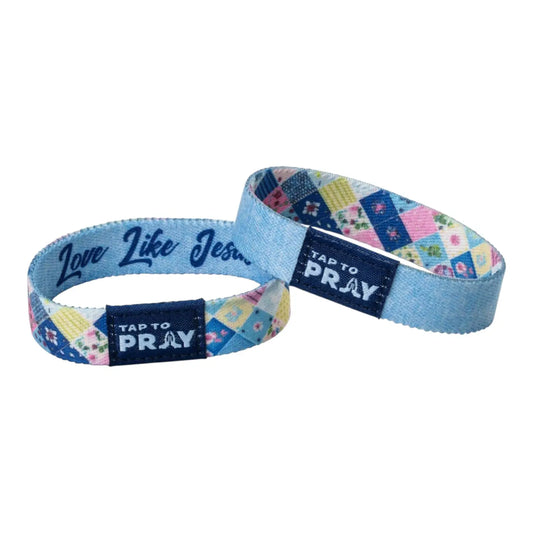 Versible Tap to Pray Bracelet - Patchwork Love Like Jesus