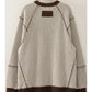 Waffle Patch Detail Pullover
