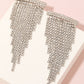 Rhinestone Fringe Earrings