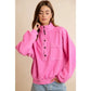 Collared Henley Sweatshirt