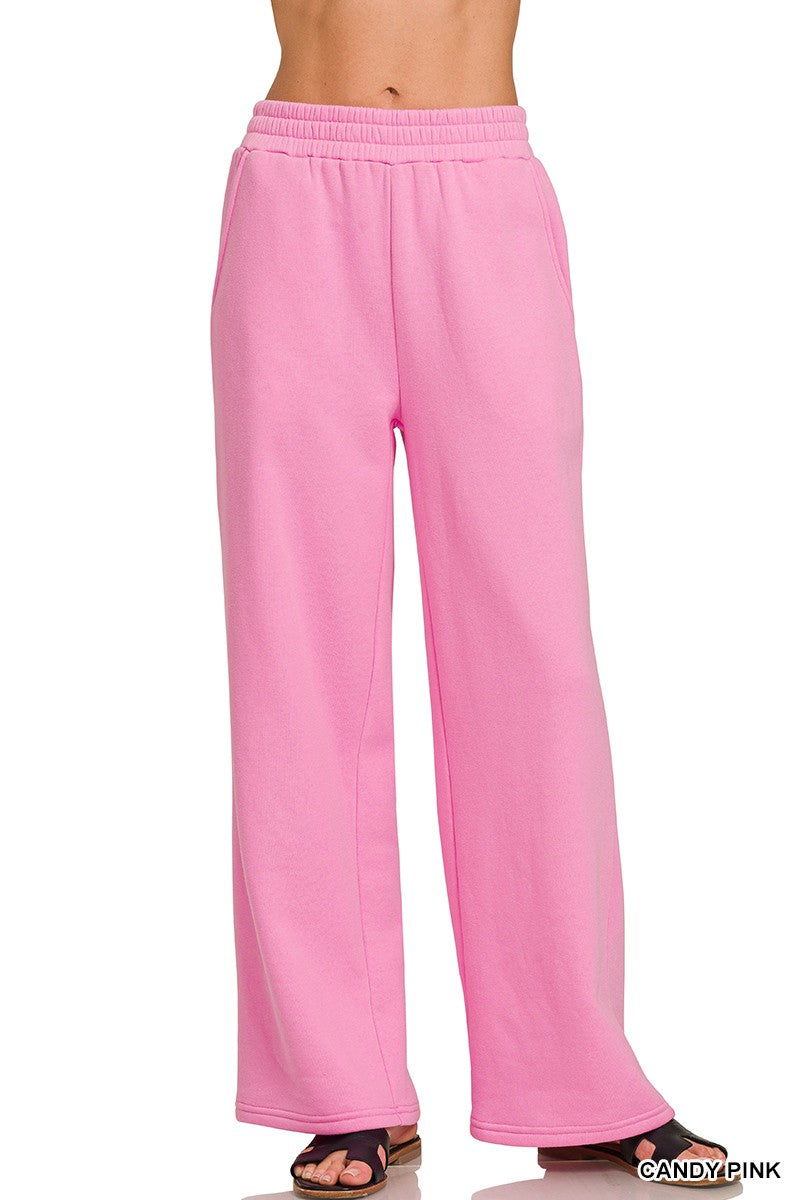 Hot to Go Fleece Pants - Candy Pink
