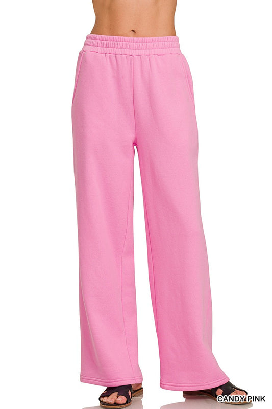 Hot to Go Fleece Pants - Candy Pink