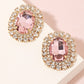 Oval Pave Trim Studs