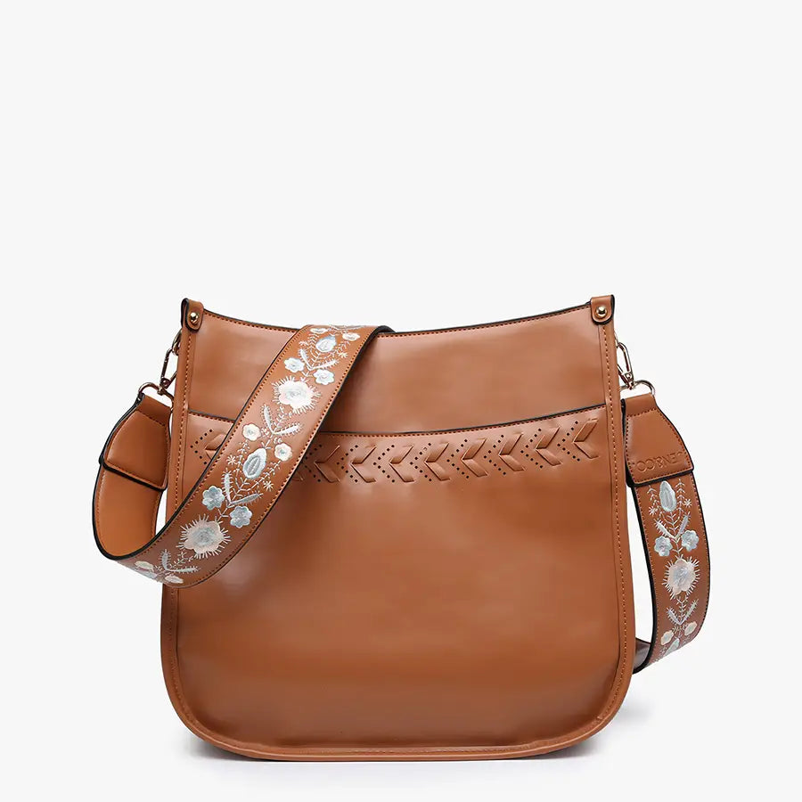 Pippa Stitch Accent Crossbody Bag
