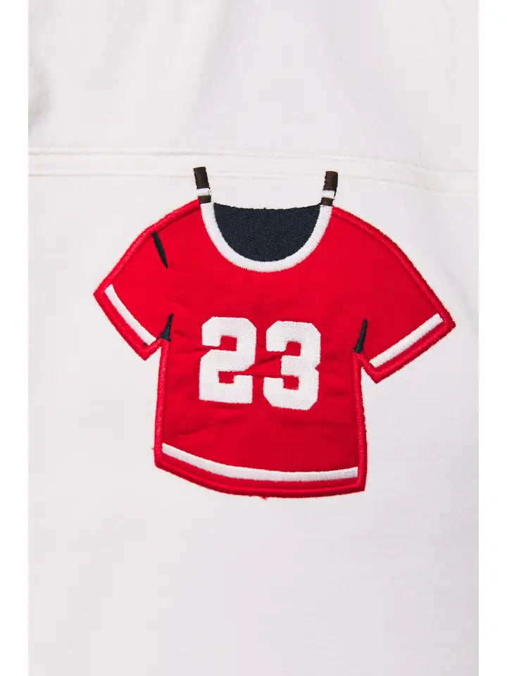 ready for gameday graphic top - red