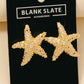 Rhinestone Starfish Earrings