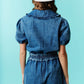 What I Want Denim Romper