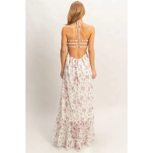 Smocked Floral Maxi Dress