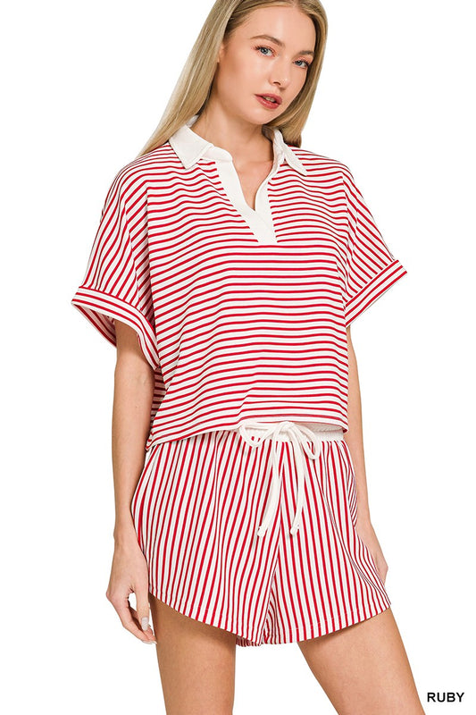 nautical dreams top - ruby