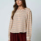 Ella Striped Knit Top