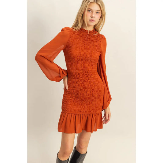 Freida Ruffled Mini Dress