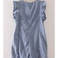Sweet Summertime Ruffle Denim Romper
