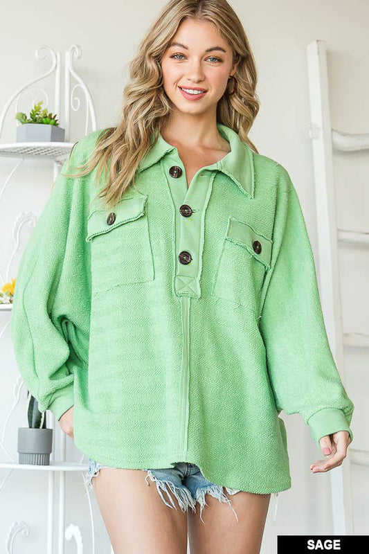 Have it Your Way Collared Top