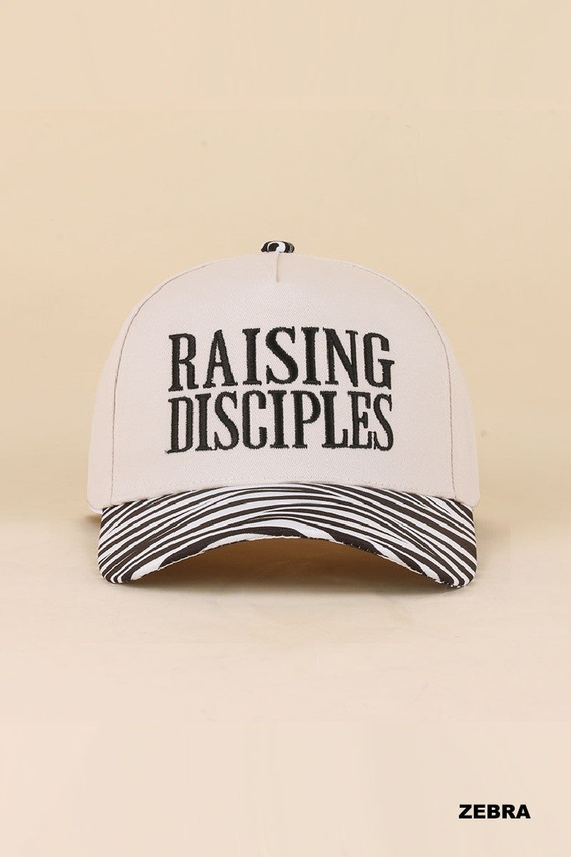 raising disciples hat - zebra