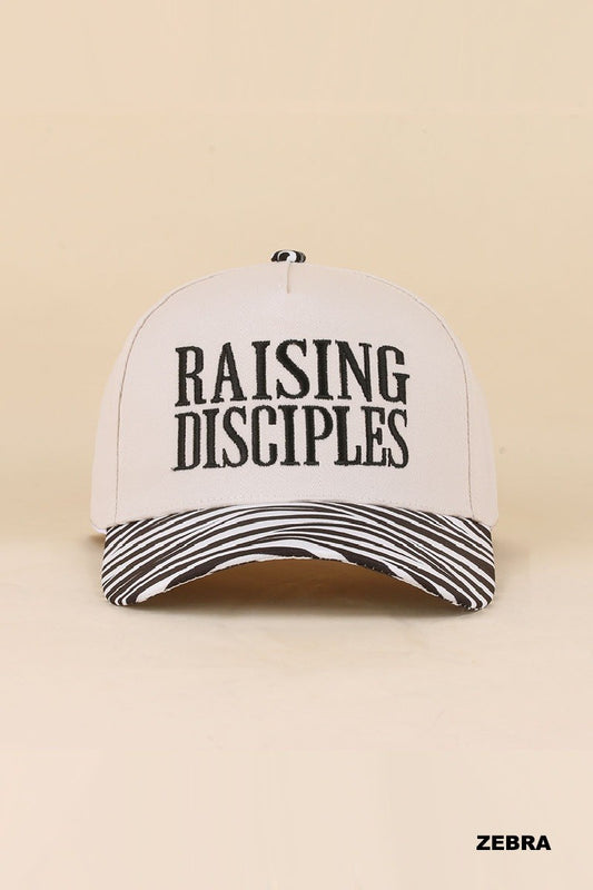 raising disciples hat - zebra