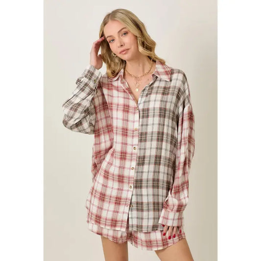Apple Picking Plaid Shorts