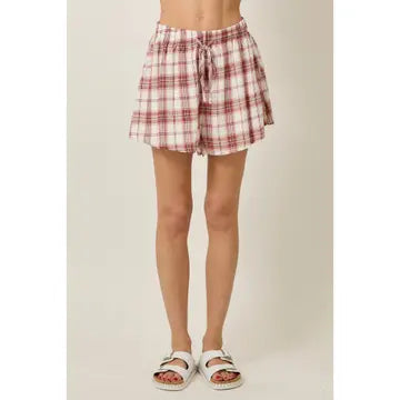 Apple Picking Plaid Shorts
