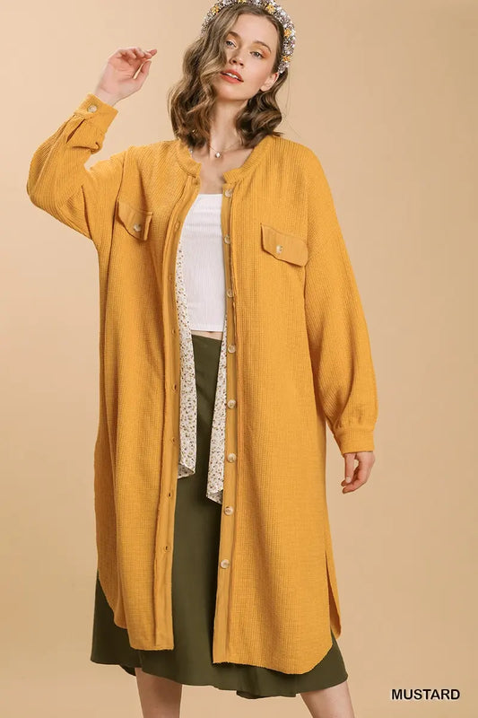 Oversized Button Down Shacket