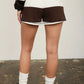 That's Just Me Striped Shorts - Brown