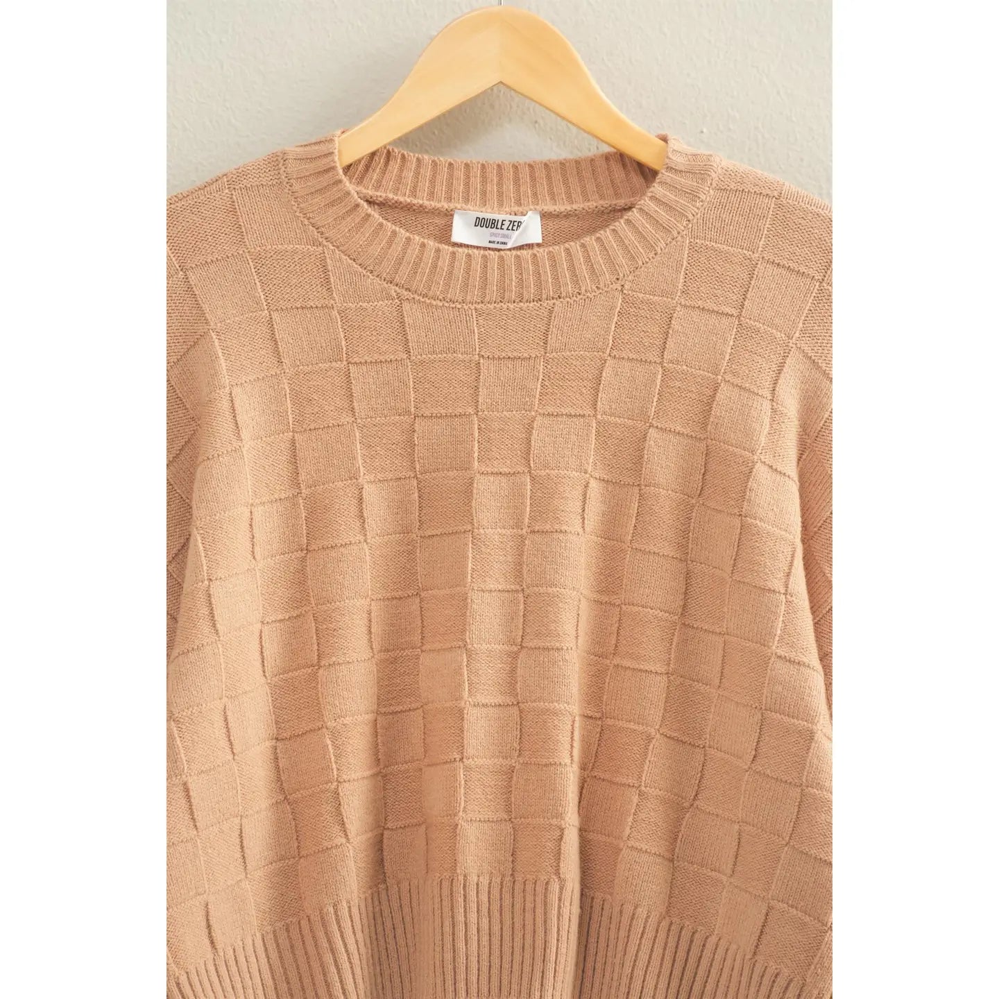 Square Texture Sweater