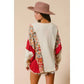 star print mixed and match top