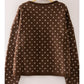 Sweet Dot Knit Cardigan