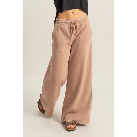 High Rise Wide Leg Pants