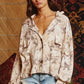 Blushed Tie-Dyed Oversized Shacket