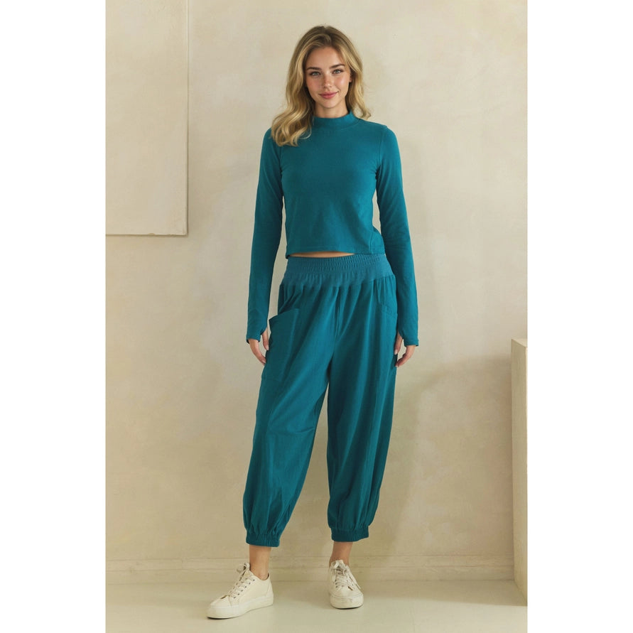Relaxed Utility Top - Teal