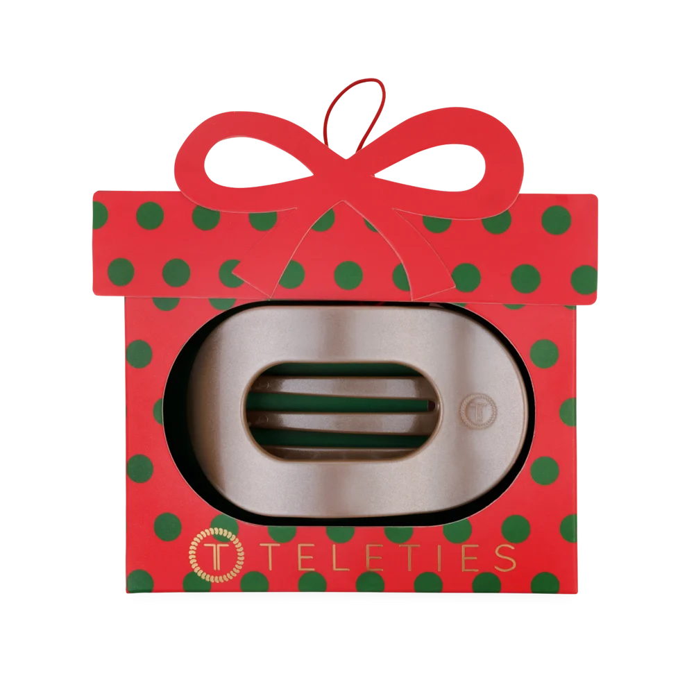 Teleties - Flat Clip Holiday Gift - Medium
