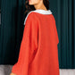 Collared Neck Oversized Top