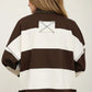 That's Just Me Striped Top - Brown