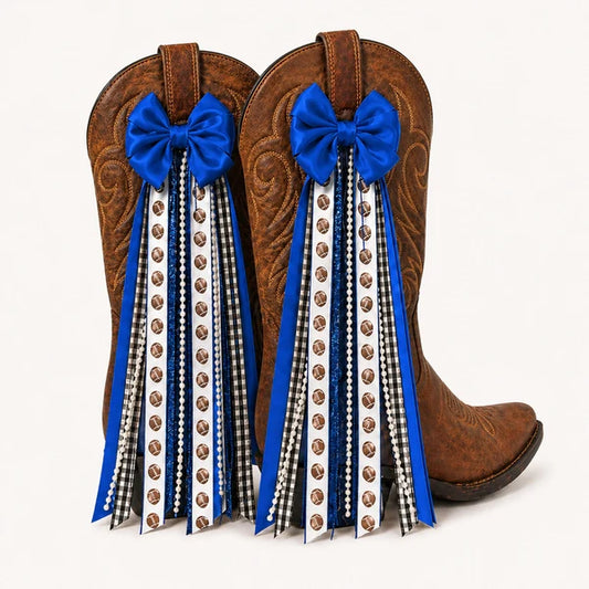 Boot Bows - Royal Blue