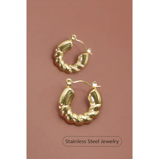 Waterproof Twist Hoops