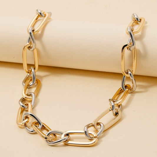 Two Tone Chain Necklace