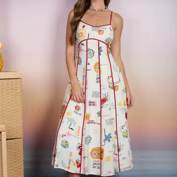 Last Vacation Midi Dress