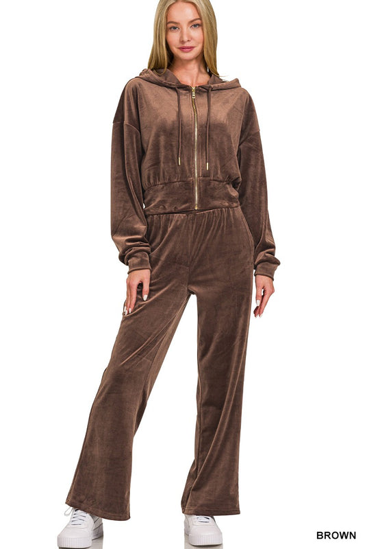 Chocolate Dreams Velvet Pants
