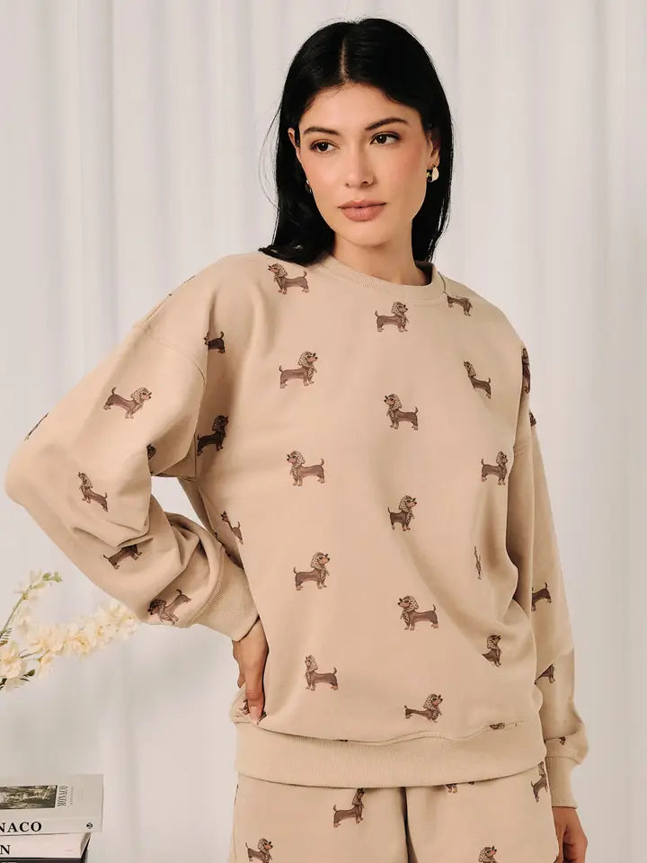 Weenie All Over Print Crewneck