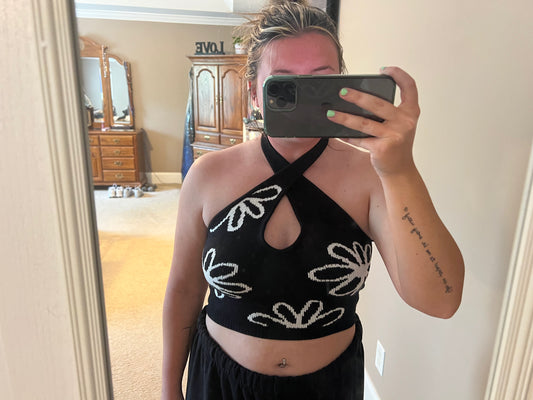 Flower Shops Crop Top