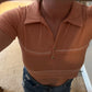 Molly Collared Crop Top